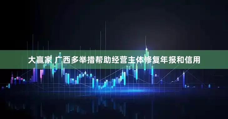 大赢家 广西多举措帮助经营主体修复年报和信用