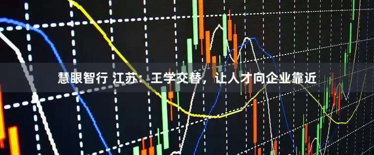 慧眼智行 江苏：工学交替，让人才向企业靠近